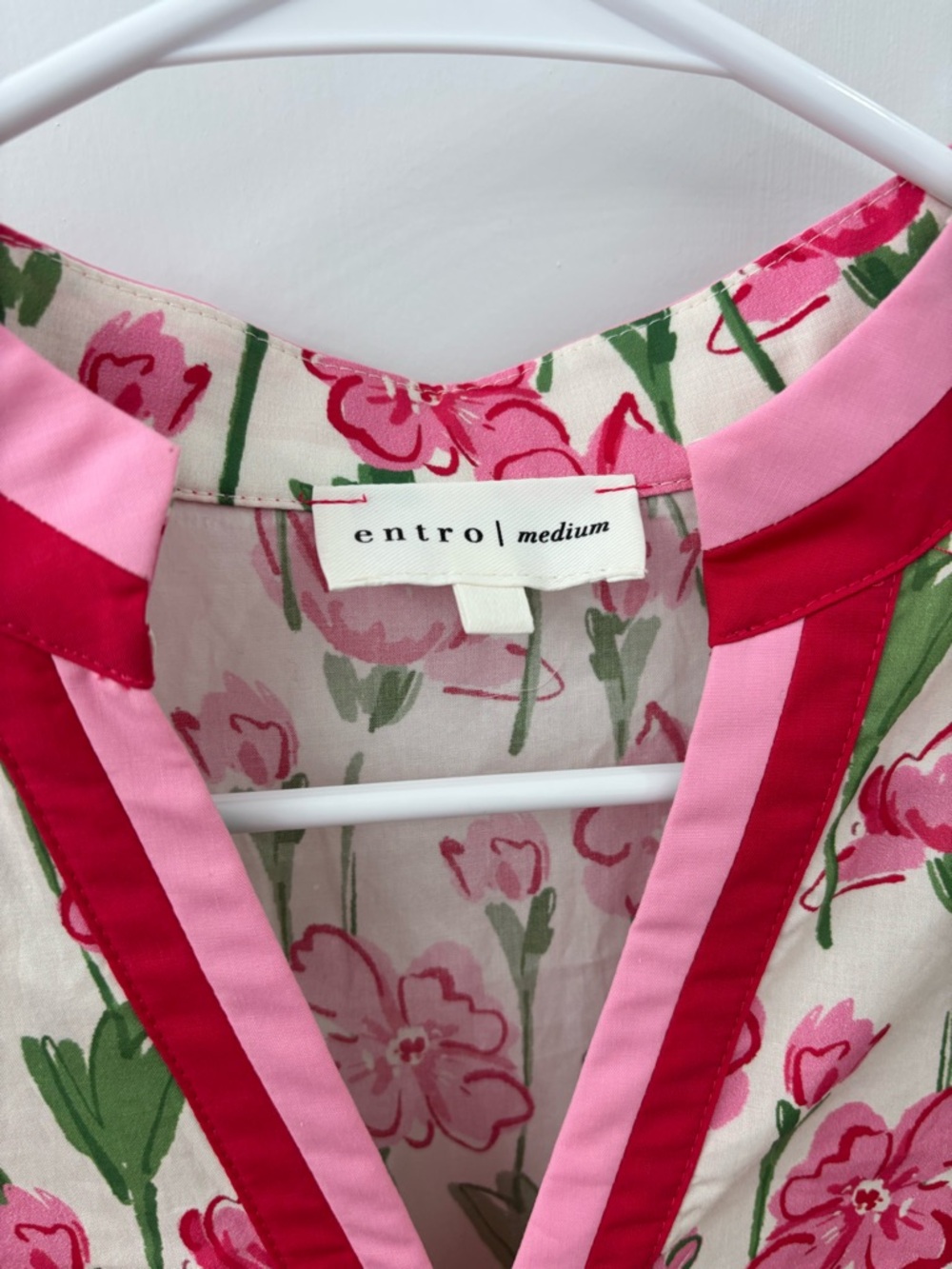 Entro boutique floral print mini babydoll dress - Picture 3 of 6